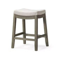 Maven Lane Sophia Backless Counter Stool with Fabric Upholstery 26