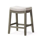 Maven Lane Sophia Backless Counter Stool with Fabric Upholstery 26