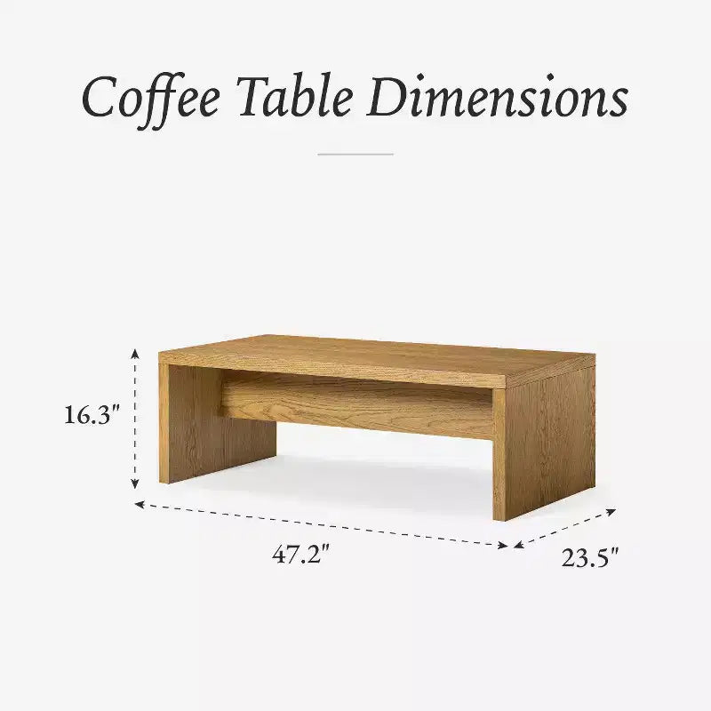Table basse rectangulaire 47x24