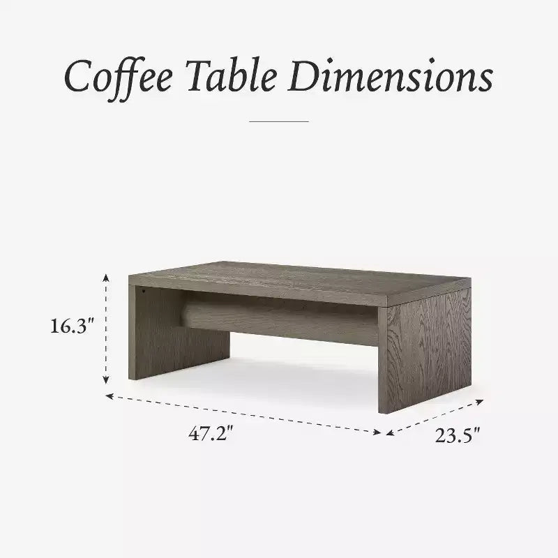 Table basse rectangulaire 47x24