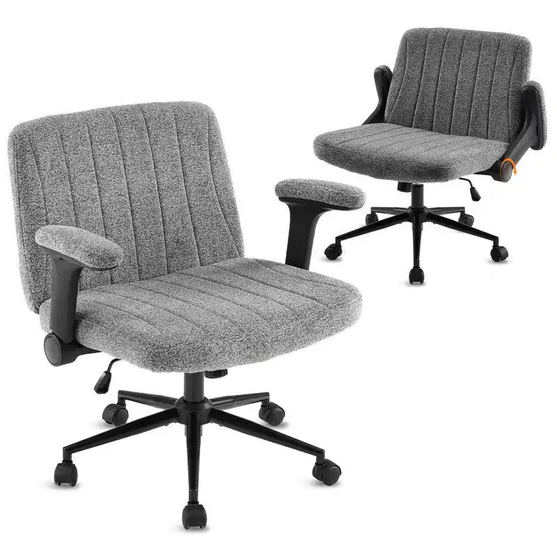 Fauteuil pivotant en chenille avec accoudoirs relevables réglables pour la méditation en tailleur