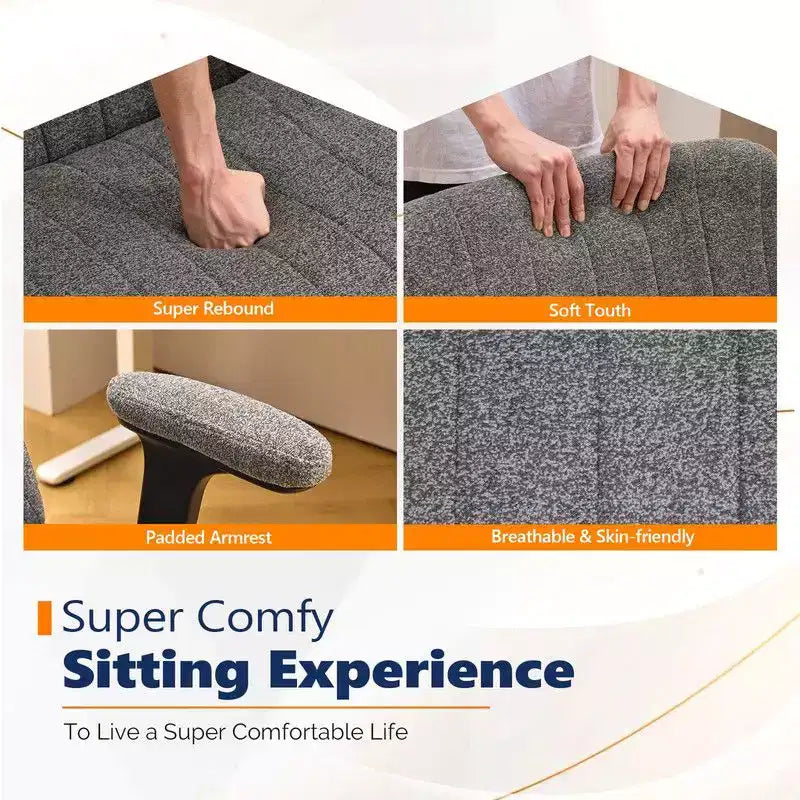 Fauteuil pivotant en chenille avec accoudoirs relevables réglables pour la méditation en tailleur