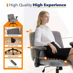 Fauteuil pivotant en chenille avec accoudoirs relevables réglables pour la méditation en tailleur