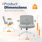 Fauteuil pivotant en chenille avec accoudoirs relevables réglables pour la méditation en tailleur