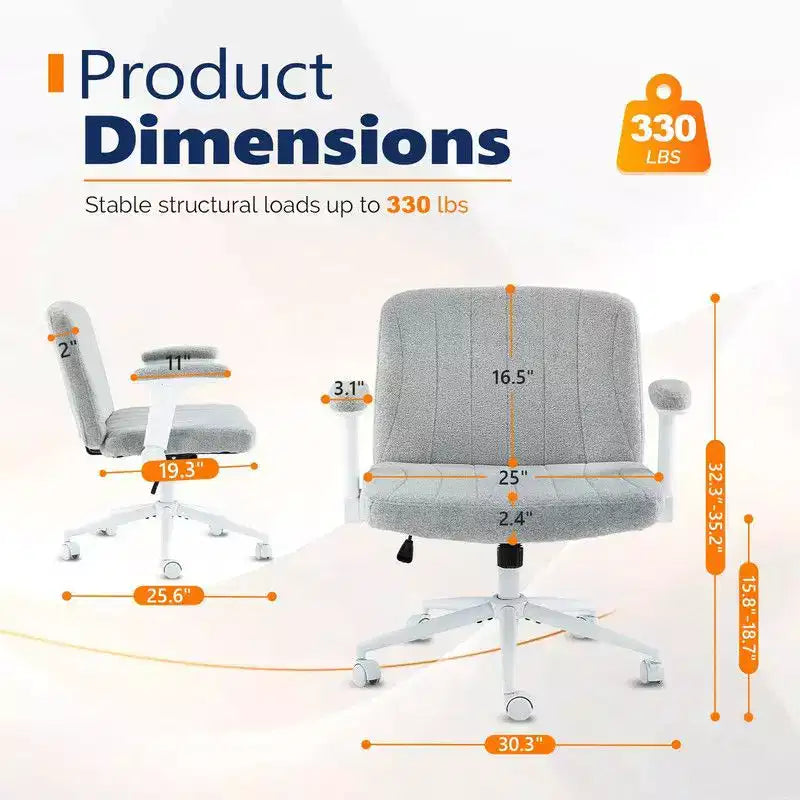 Fauteuil pivotant en chenille avec accoudoirs relevables réglables pour la méditation en tailleur