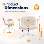 Fauteuil pivotant en chenille avec accoudoirs relevables réglables pour la méditation en tailleur