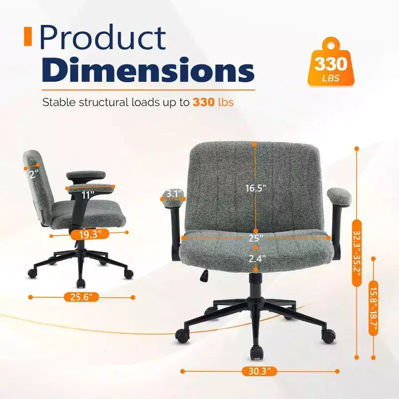 Fauteuil pivotant en chenille avec accoudoirs relevables réglables pour la méditation en tailleur