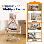 Fauteuil pivotant en chenille avec accoudoirs relevables réglables pour la méditation en tailleur
