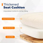 Fauteuil pivotant en chenille avec accoudoirs relevables réglables pour la méditation en tailleur