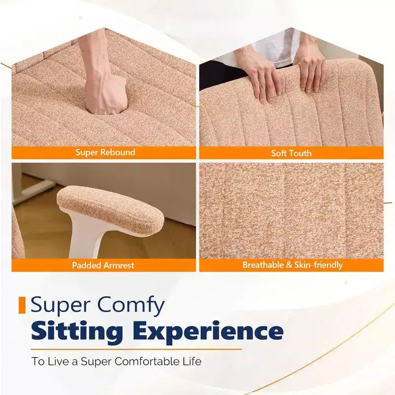 Fauteuil pivotant en chenille avec accoudoirs relevables réglables pour la méditation en tailleur