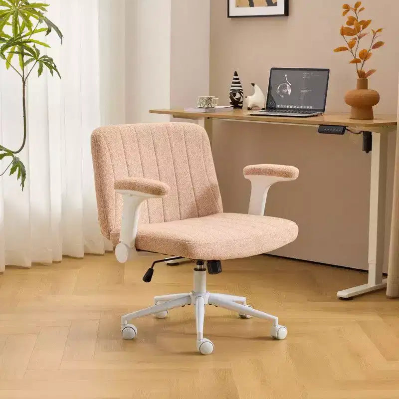 Fauteuil pivotant en chenille avec accoudoirs relevables réglables pour la méditation en tailleur