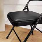 Chaises pliantes avec coussins rembourrés supportant jusqu'à 158 kg pour salle à manger, bureau à domicile, événements intérieurs et extérieurs