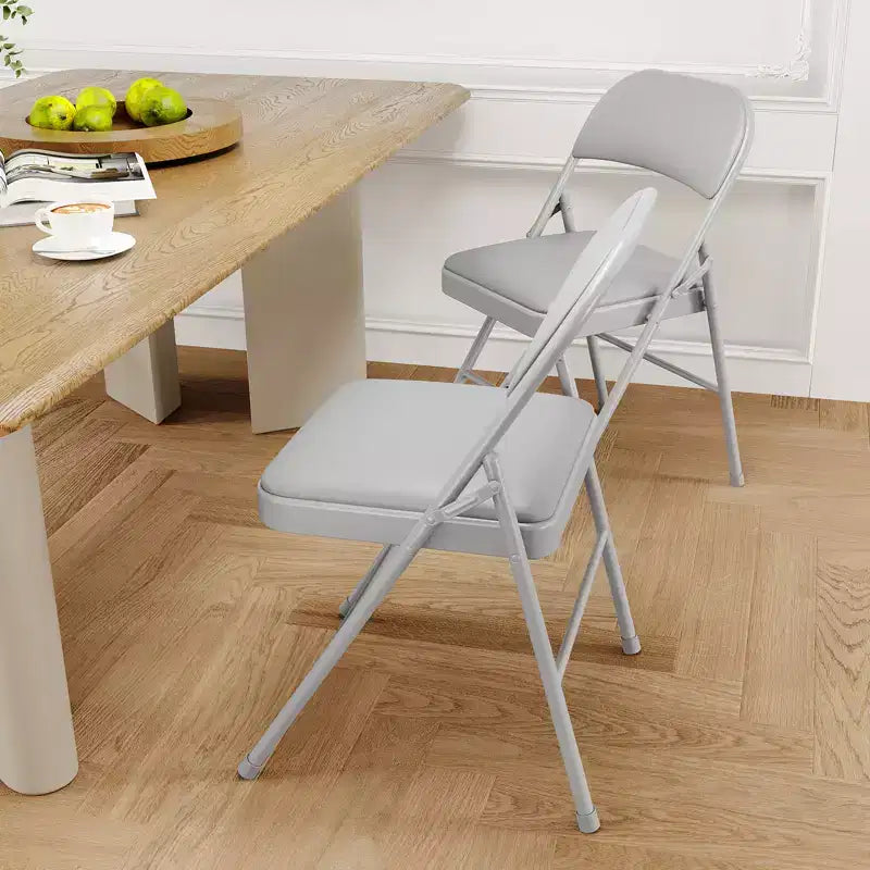 Chaises pliantes avec coussins rembourrés supportant jusqu'à 158 kg pour salle à manger, bureau à domicile, événements intérieurs et extérieurs