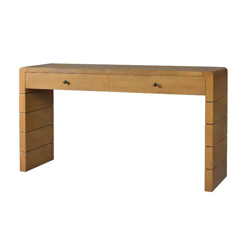 Console de style campagnard de 55 pouces avec coins arrondis sécurisés