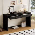 Console de style campagnard de 55 pouces avec coins arrondis sécurisés