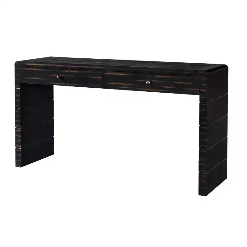Console de style campagnard de 55 pouces avec coins arrondis sécurisés