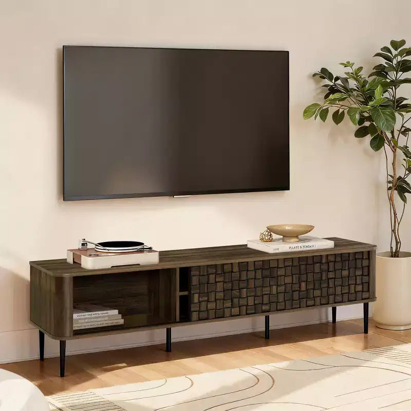 Meuble TV moderne de 71 po pour téléviseurs jusqu'à 75 po