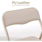 Table et Chaise Pliantes pour Enfants, Une Table et Deux Chaises, avec Coussins en PU, Facile à Placer, Convient aux Enfants pour Manger, Lire et Jouer