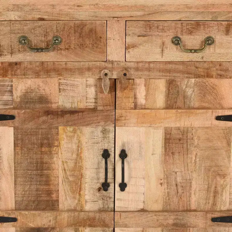 Meuble Artisanal en Bois de Mangue de Style Ferme de 39 Pouces