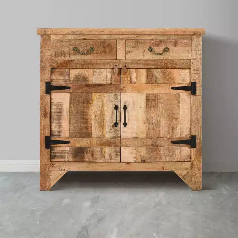 Meuble Artisanal en Bois de Mangue de Style Ferme de 39 Pouces