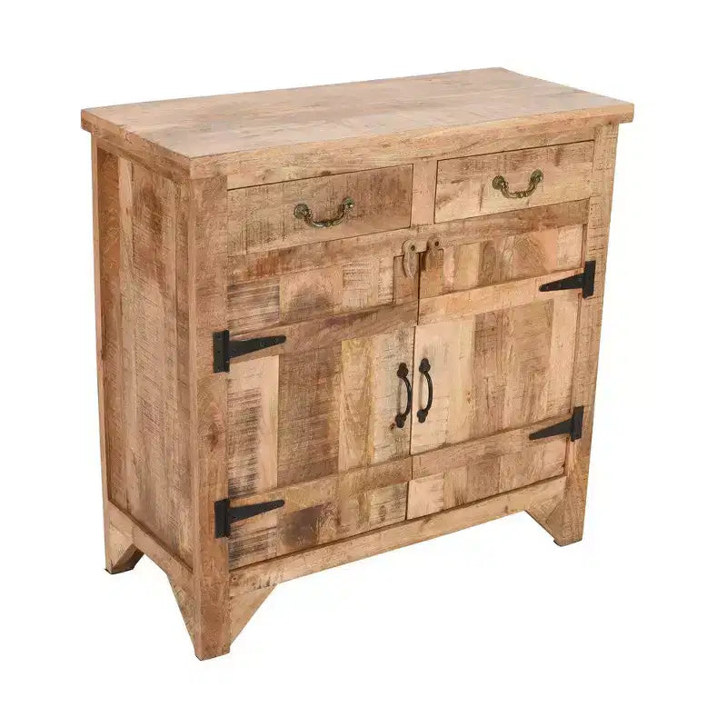 Meuble Artisanal en Bois de Mangue de Style Ferme de 39 Pouces