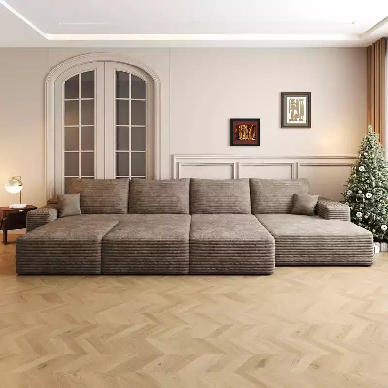 Grand canapé modulaire 135 Camel – 6 places
