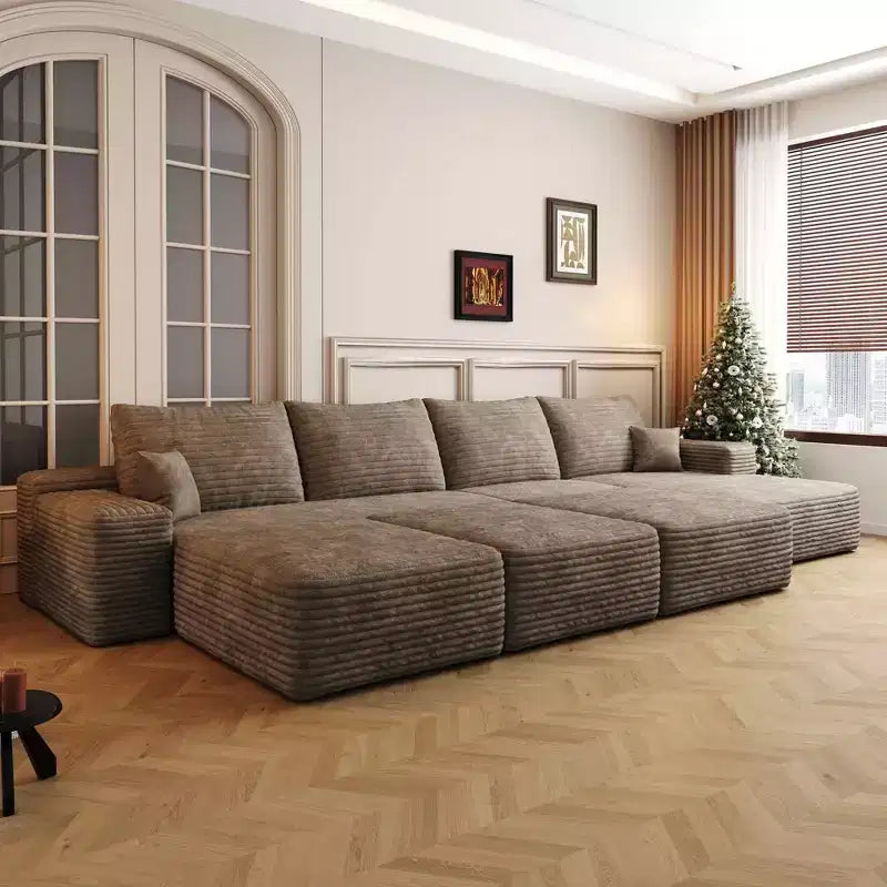 Grand canapé modulaire 135 Camel – 6 places