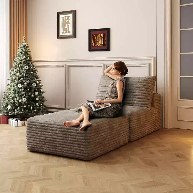 Grand canapé modulaire 135 Camel – 6 places