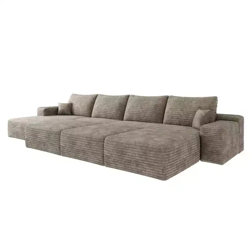 Grand canapé modulaire 135 Camel – 6 places