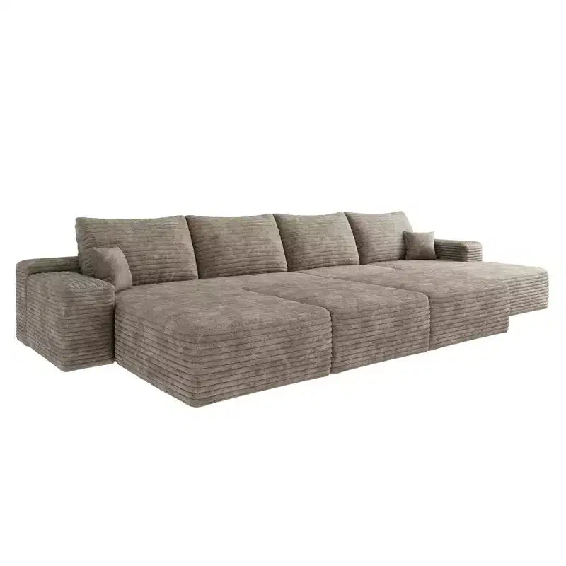 Grand canapé modulaire 135 Camel – 6 places