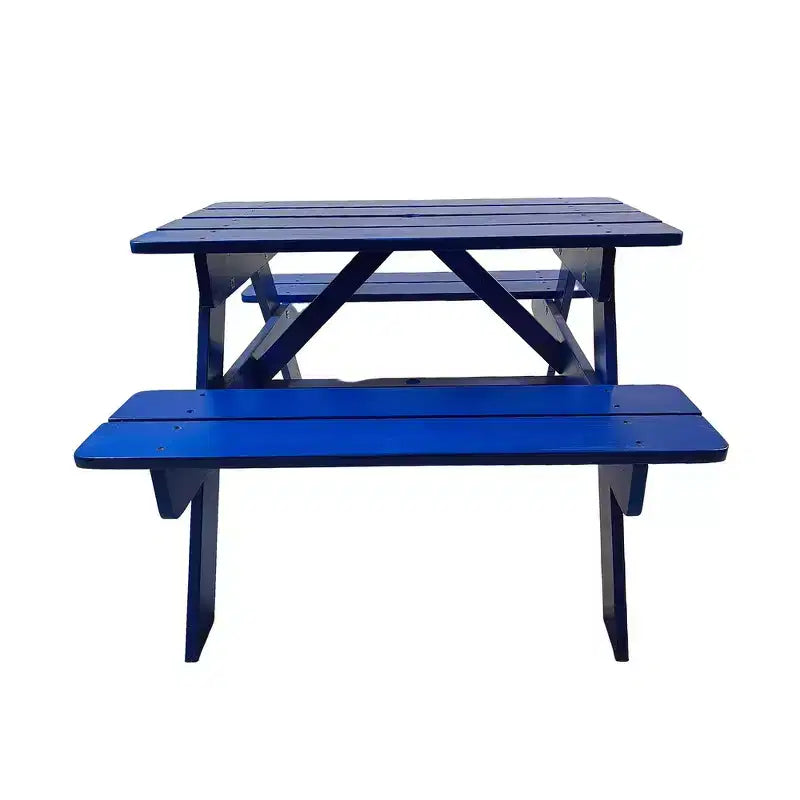 Table et chaise pour enfants, bois massif naturel