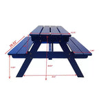 Table et chaise pour enfants, bois massif naturel