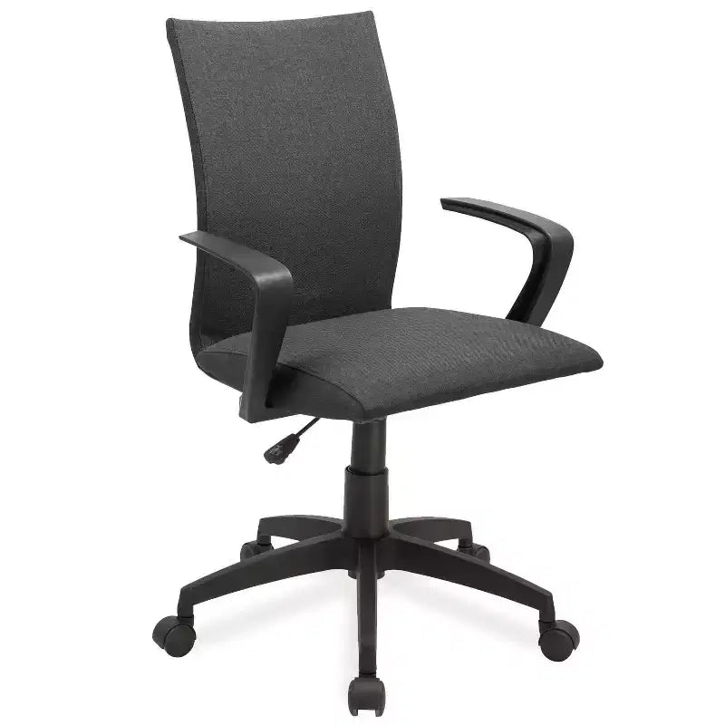 HomeStock 48.5 in.H Adjustable Height Gray Linen Seat Material with Adjustable Tilt Drafting Chairs