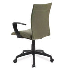 Chaise de dessinateur en lin gris, hauteur réglable, 48,5 po H