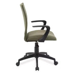 Chaise de dessinateur en lin gris, hauteur réglable, 48,5 po H