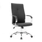 HomeStock 33 in.H Adjustable Height Gray Cushion Seat Material with Swivels Office Chairs