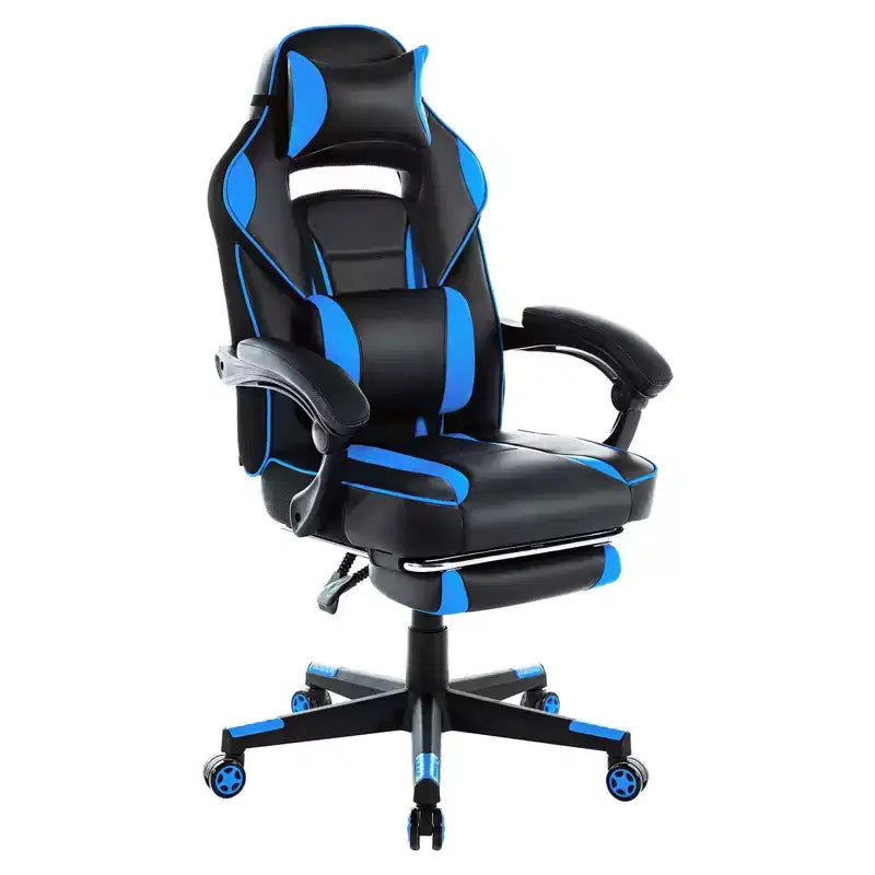 Chaise de bureau haute, chaise de direction en cuir à dossier haut pour gamer