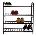 4 Tiers Multipurpose For ShoesBamboo Shoe Rack Towels Books Small Appliances