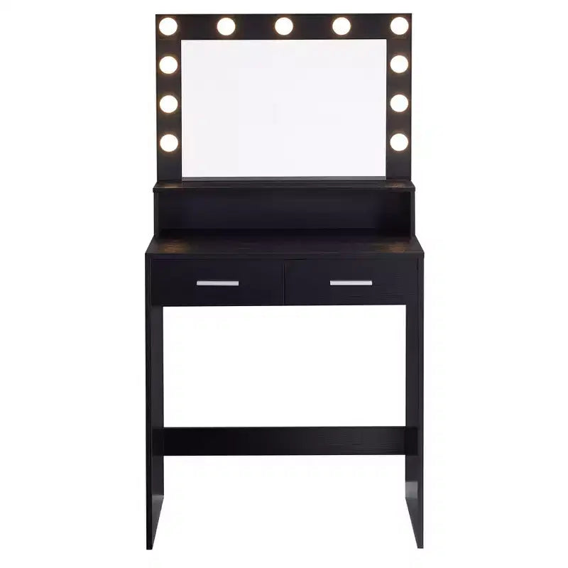 Coiffeuse élégante avec grand miroir
