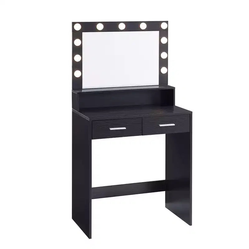 Coiffeuse élégante avec grand miroir