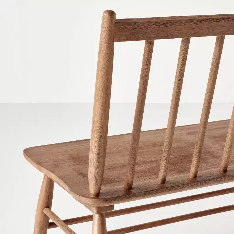 Banc de salle à manger Windsor vintage - Chêne vieilli