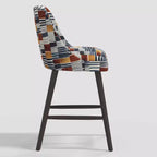 27 Tabouret de bar hauteur comptoir avec repose-pieds Géométrique