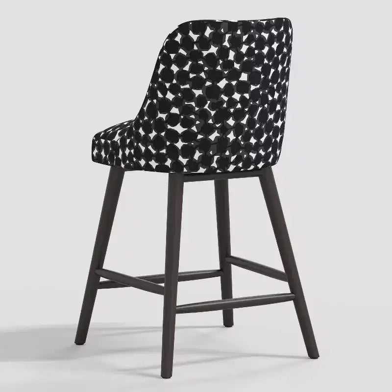 27 Tabouret de bar hauteur comptoir avec repose-pieds Géométrique