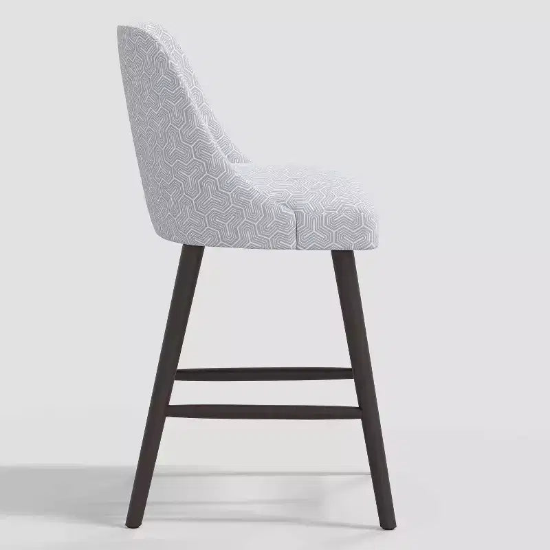 27 Tabouret de bar hauteur comptoir avec repose-pieds Géométrique
