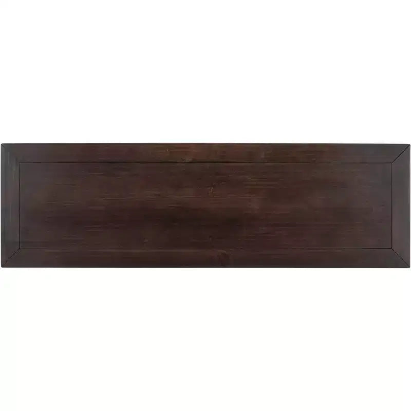 Console rétro avec tiroirs et étagère