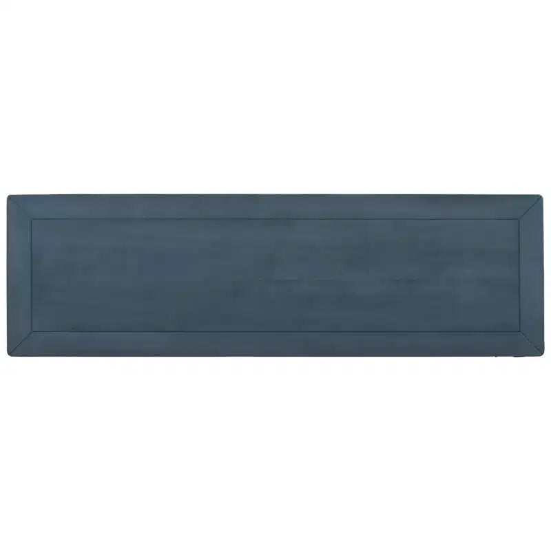 Console rétro avec tiroirs et étagère