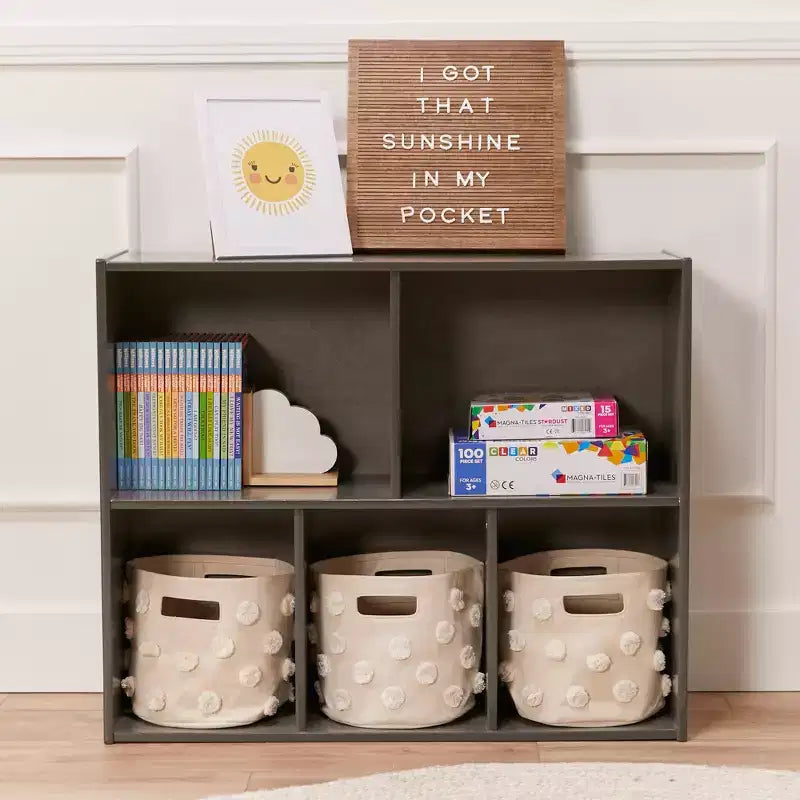 Meuble de rangement simple face 5 compartiments Streamline, 30 po, mobilier pour enfants