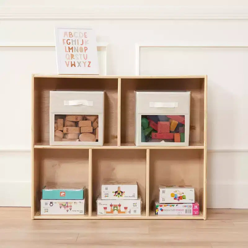 Meuble de rangement simple face 5 compartiments Streamline, 30 po, mobilier pour enfants