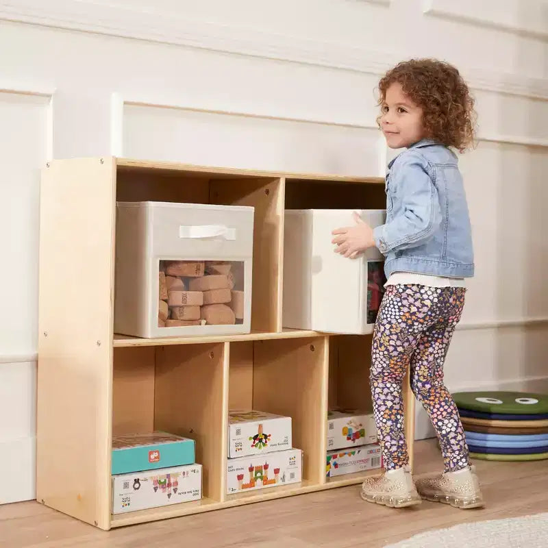 Meuble de rangement simple face 5 compartiments Streamline, 30 po, mobilier pour enfants