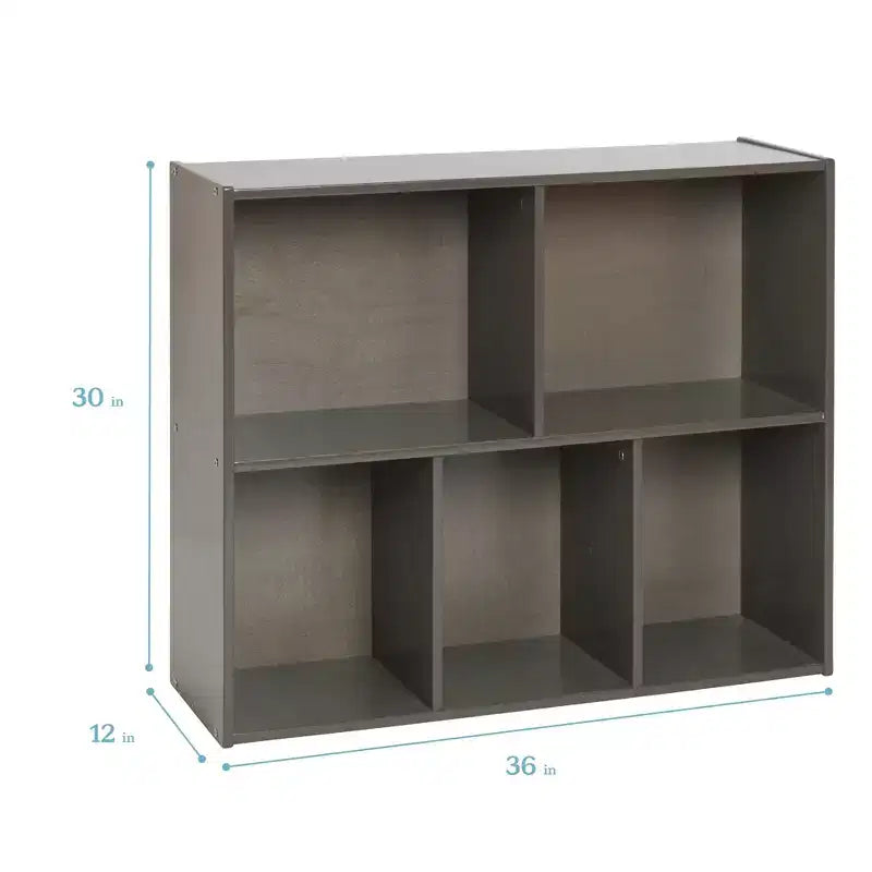 Meuble de rangement simple face 5 compartiments Streamline, 30 po, mobilier pour enfants